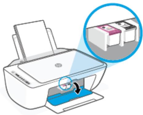 HP DESKJET 2710E - Pour nettoyer les contacts de la cartouche - 1