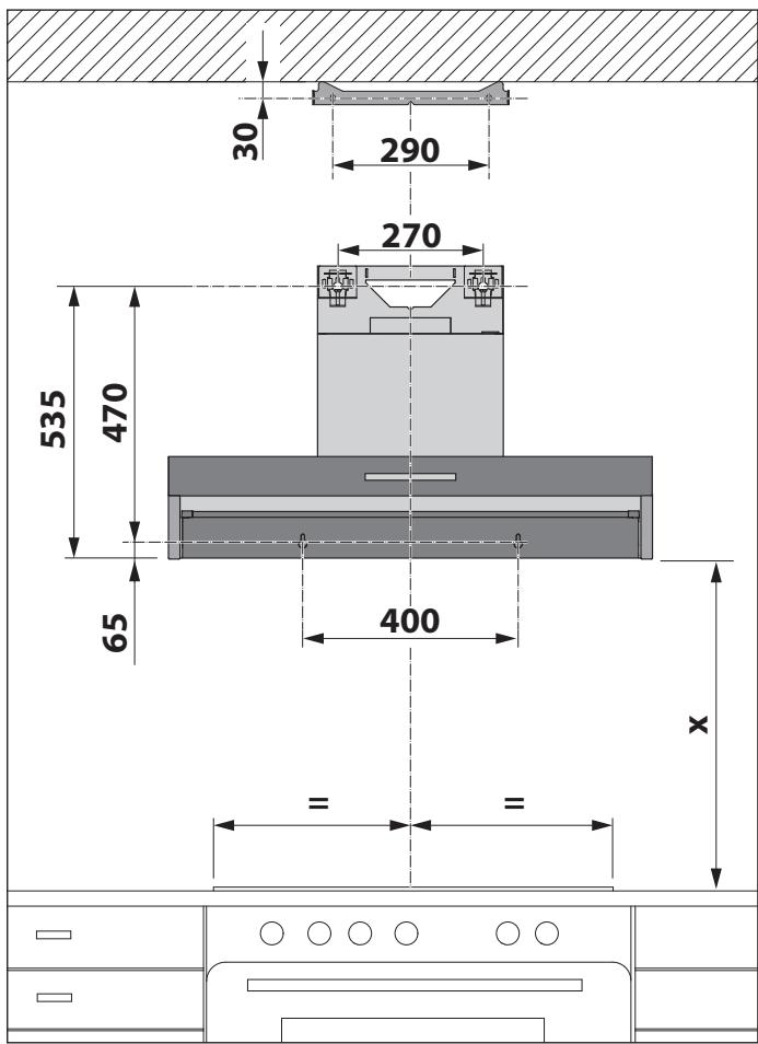 BERBEL BLB 60 FL - Apparaat ophangen - 1