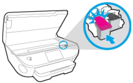 HP OFFICEJET 5742 - Pour remplacer les cartouches - 4