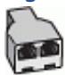 HP OFFICEJET 5742 - Pour configurer l'imprimante sur la meme ligne tellephonique qu'un ordinateur avec deux ports tellephoniques - 6