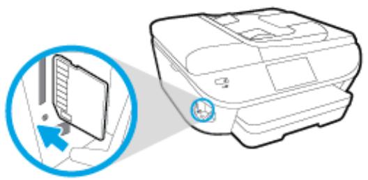 HP OFFICEJET 5742 - Pour numériser un original vers un périphérique de mémoire à partir du panneau de commande de l'imprimante - 1