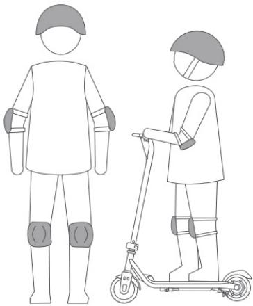 NINEBOT BY SEGWAY C8 ZING - WARNING - 1