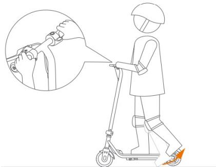 NINEBOT BY SEGWAY C8 ZING - CAUTION - 2