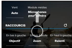 GOPRO HERO 10 - PERSONNALISATION DE VOS RACCOURCIS À L'ÉCRAN - 2