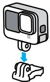 GOPRO HERO 10 - UTILISATION DES TIGES DE FIXATION - 2