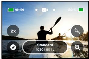 GOPRO HERO 10 - Configuration de HindSight - 1