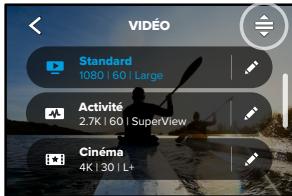 GOPRO HERO 10 - RESTAURATION DES PRÉRÉGLAGES PAR DÉFAUT - 1