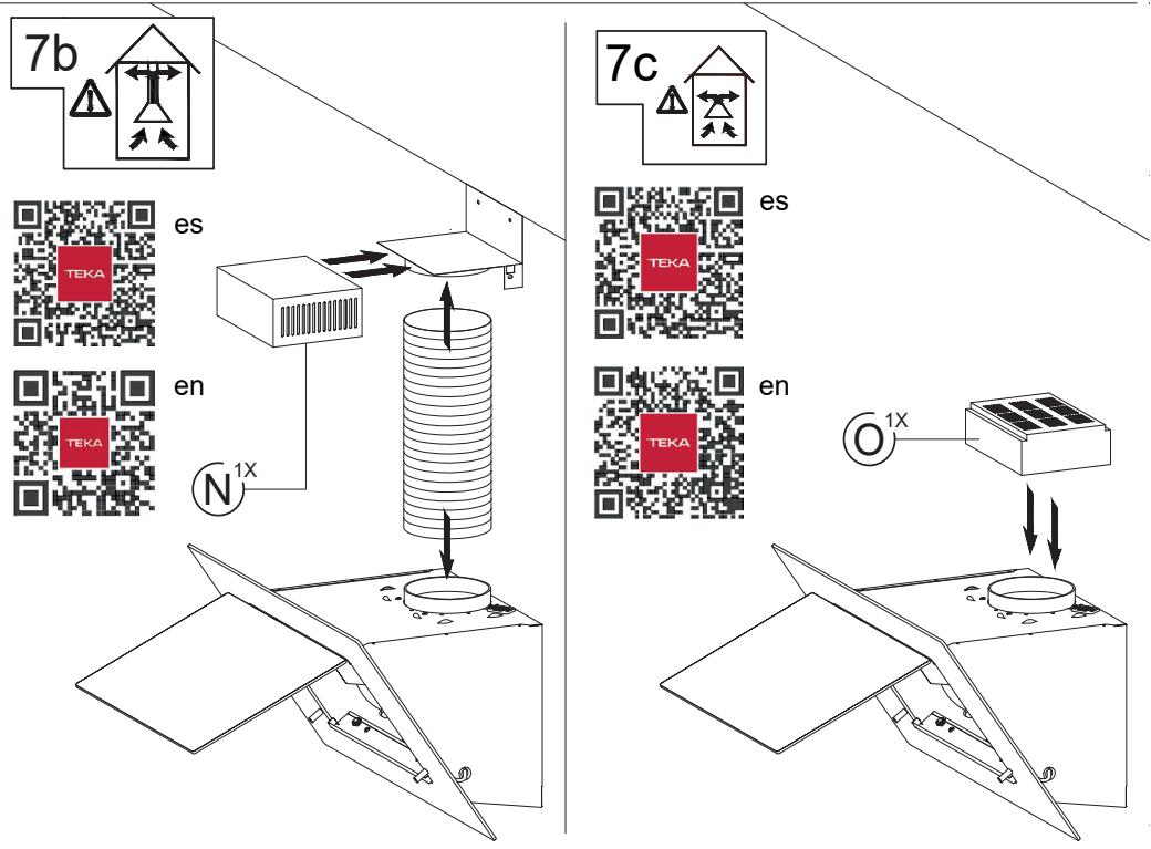TEKA DVT 685 - DVT 785 - DVT 78660 TBS - DVT 985 - Indicator "F" filterverzadiging - 70