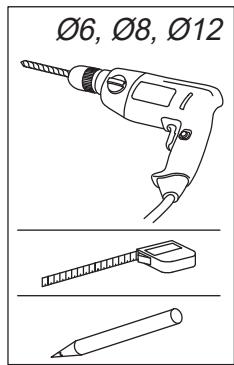Ø6, Ø8, Ø12
