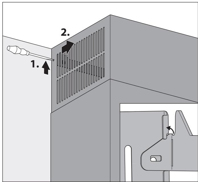 BERBEL BKH 70 FO - Gevaar voor materiaele schade door vallende delen! - 1