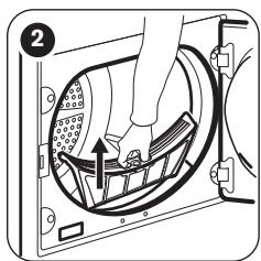 ZANUSSI ZTE7101P - HET FILTER SCHOONMAKEN - 3