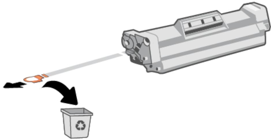 HP M140WE - Retrait et remplacement d'une cartouche de toner - 6