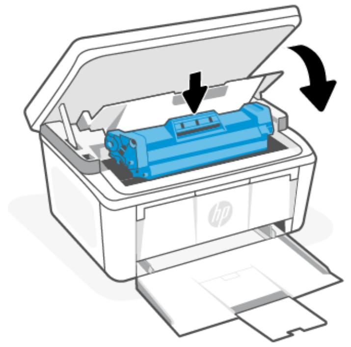 HP M140WE - Suppression du bourrage des zones de sortie - 4