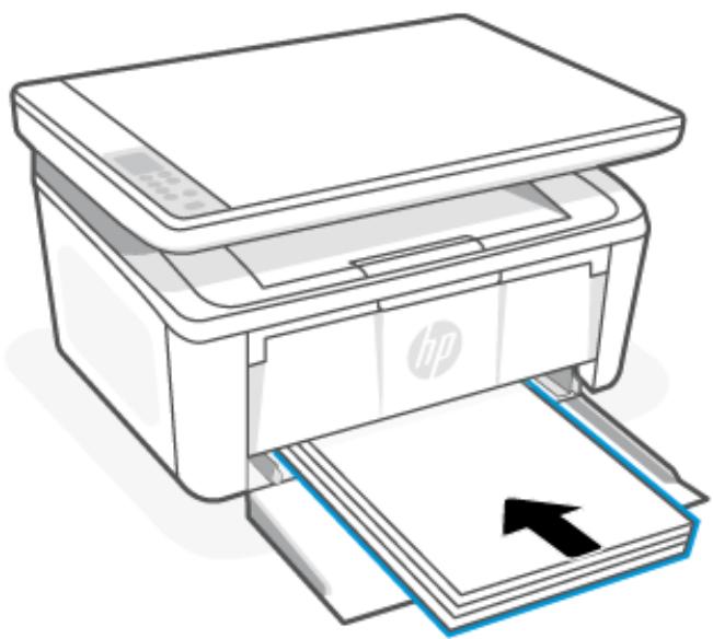 HP M140WE - Chargement du papier - 2