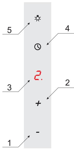 AMICA KH17183E - Commande de la hotte - 1