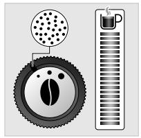 KRUPS EA 819E - Preparing the grinder: set the grind fineness (9) - 5