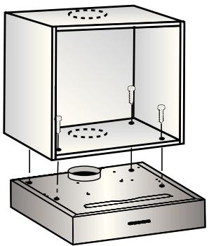 BOSCH DHU665E - Installation under en hylde - 1