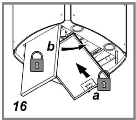 ELICA ALBA PIRAMIDE - Remplacement ampoules latérales. - 15