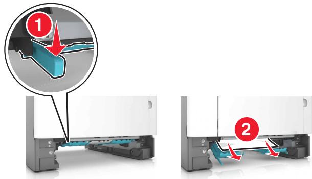 LEXMARK MX611D - Bourrage papier dans l'unité d'impression recto verso - 2