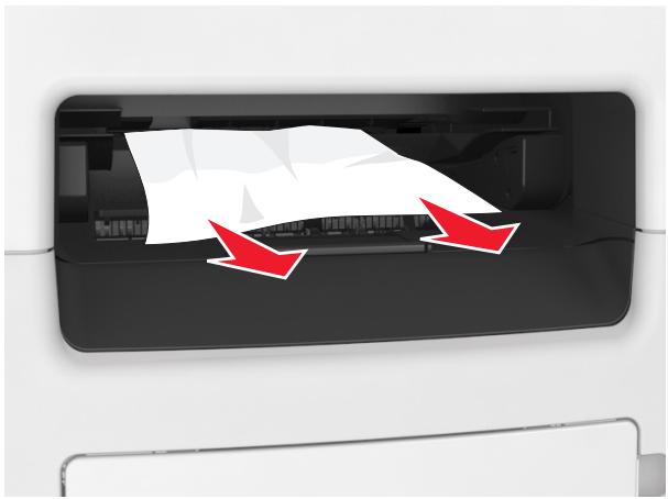 LEXMARK MX611D - Bourrage papier au niveau de l'unité de finition - 2