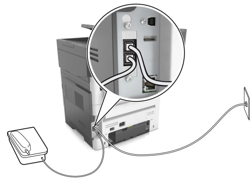 LEXMARK MX611D - Configuration 1 : l'imprimante est directement connectée à un modem câble - 2