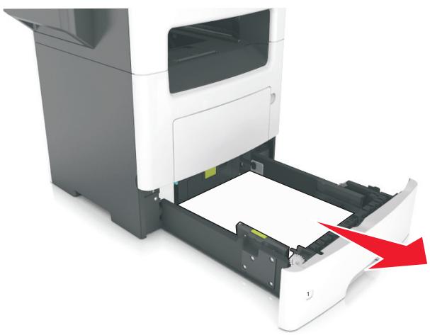 LEXMARK MX611D - Bourrage papier dans les tiroirs - 1