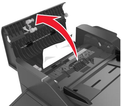 LEXMARK MX611D - Bourrage papier dans le dispositif d'alimentation automatique - 1
