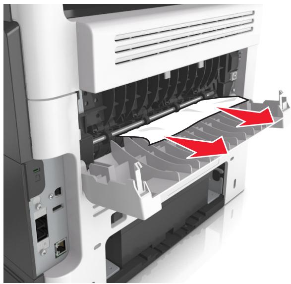 LEXMARK MX611D - Bourrage papier derrière la porte arrière - 3