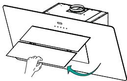 FRANKE FST 770 XS - Oppning av panel - 1