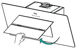 FRANKE FST 770 XS - Öffnen des Paneels - 1