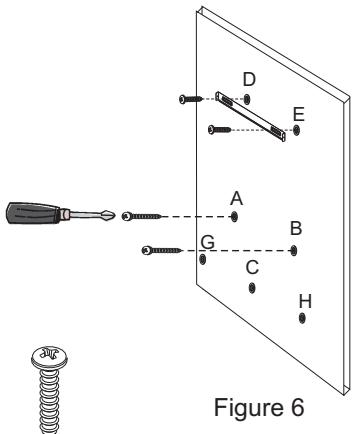 SILVERLINE HERA - Vis de la barre d'accroche de la cheminée; - 1