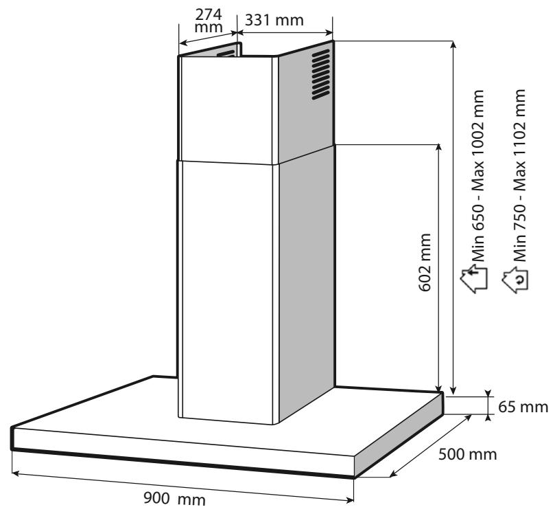 DE DIETRICH DHB7952G - HOTTE - 1