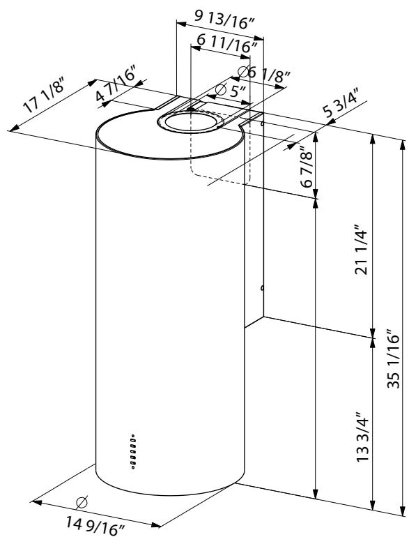 FABER CYLINDRA - PRODUCT DIMENSIONS - 5
