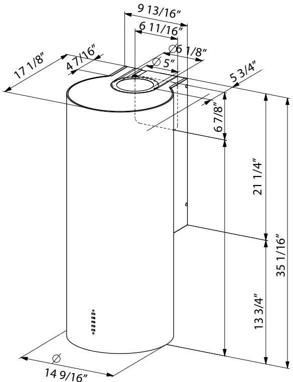 FABER CYLINDRA - DIMENSIONS DE PRODUIT - 5