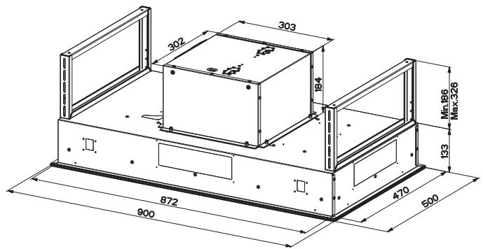 FABER HEAVEN GLASS 2.0 - Dimensioner - 4