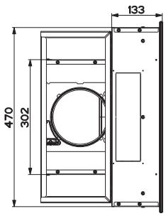 FABER HEAVEN GLASS 2.0 - Dimensioner - 2