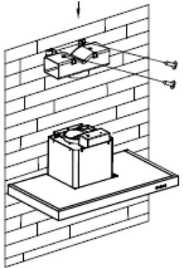 HOOVER HTS6CBK3X - INSTALLATION (LUFTABWEISER FÜR T-FORM, GEBOGENES GLAS, FLACHGLASMODELLE): - 3