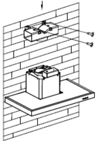 HOOVER HTS6CBK3X - INSTALLATION(AIR DEFLECTOR FOR T-SHAPE,CURVED GLASS,FLAT GLASS MODELS): - 3
