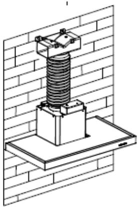 HOOVER HTS6CBK3X - INSTALLATION(AIR DEFLECTOR FOR T-SHAPE,CURVED GLASS,FLAT GLASS MODELS): - 4