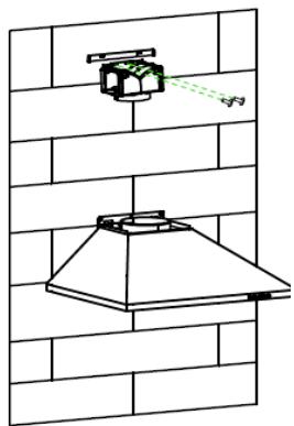 HOOVER HTS6CBK3X - INSTALLATION (LUFTABWEISER FÜR PYRAMID- UND SLANT-MODELLE): - 2