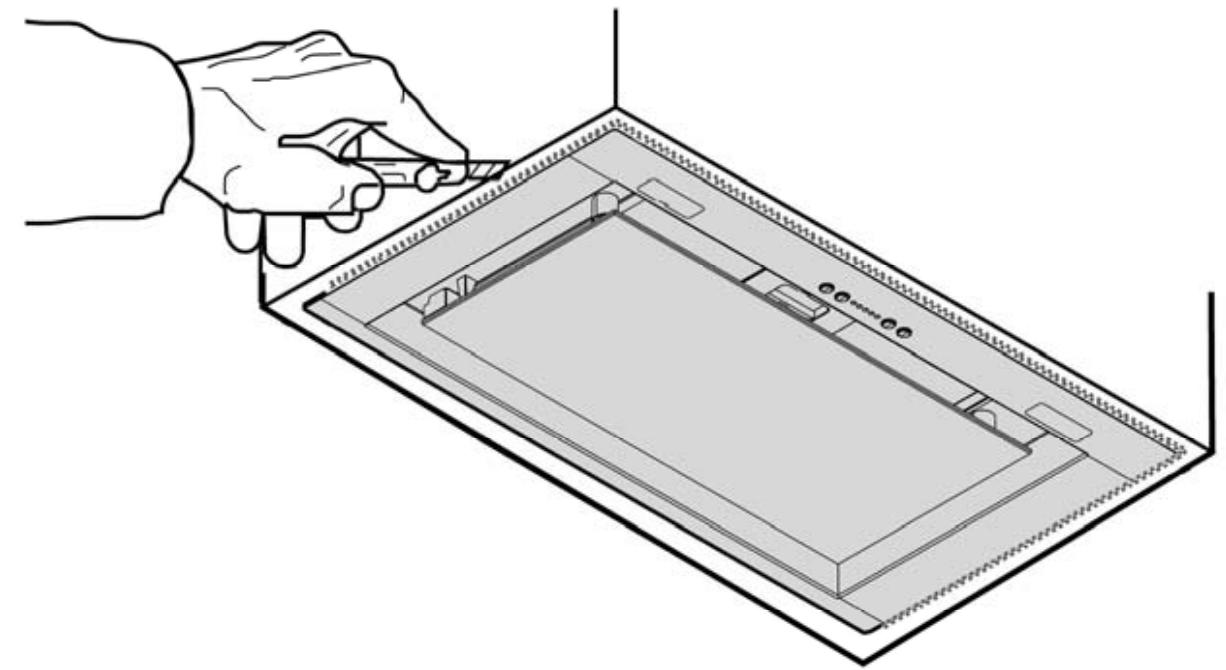 ELICA HIDDEN  -  HIDDEN GLASS - Attention - 30