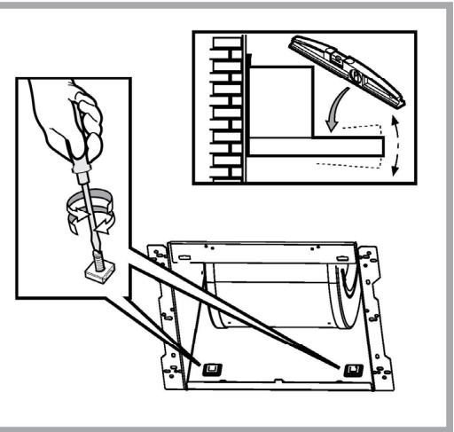 Technical diagram illustrating a tool application and assembly process with labeled components and directional arrows