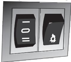 CANDY CBT9240X - 2-Rychlostny kolískový spínač - 1