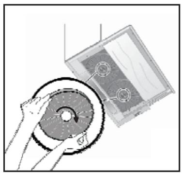 CANDY CBT9240X - Replacement of AF 100 Carbon Filter - 1