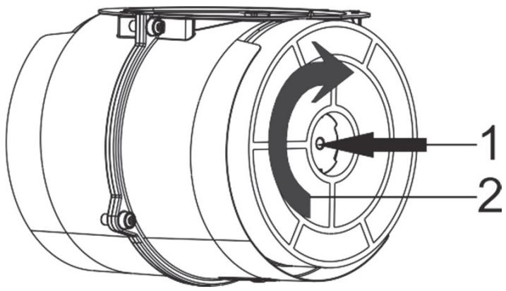 CANDY CBT9240X - Sostituzione del filtro AF 90 al carbone - 1