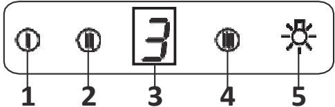 CANDY CBT9240X - Przelacznik cyfrowy 3 prędkosci - 1