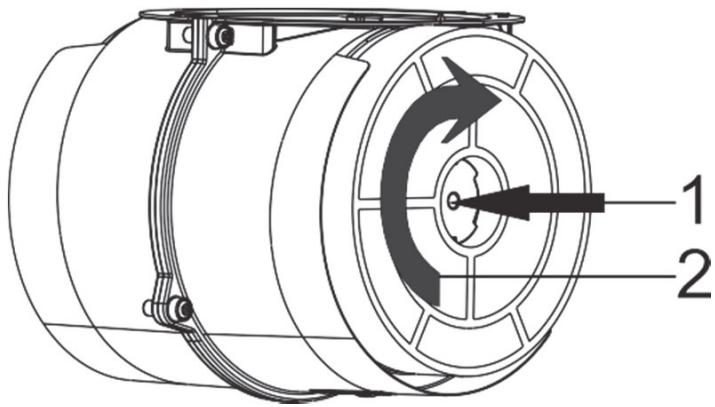 CANDY CBT9240X - Wymiana filtra węglowego - 1