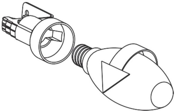 CANDY CBT9240X - Výměna lampy zapalovací svíčky - 1