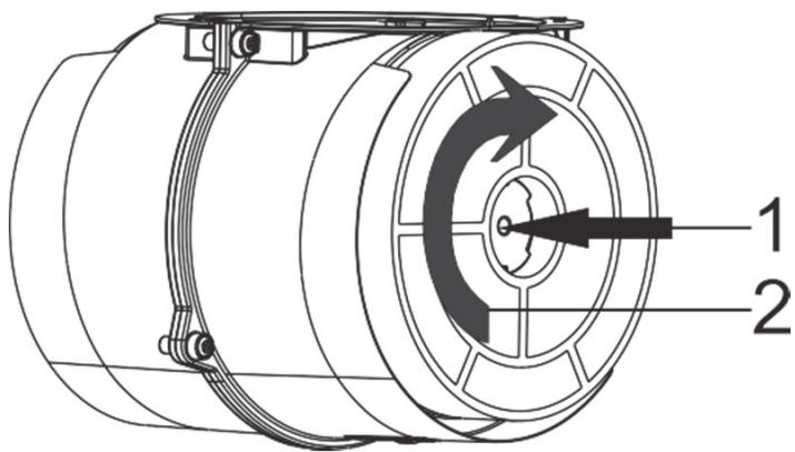 CANDY CBT9240X - Remplacement du filtré à charbon AF 90 - 1