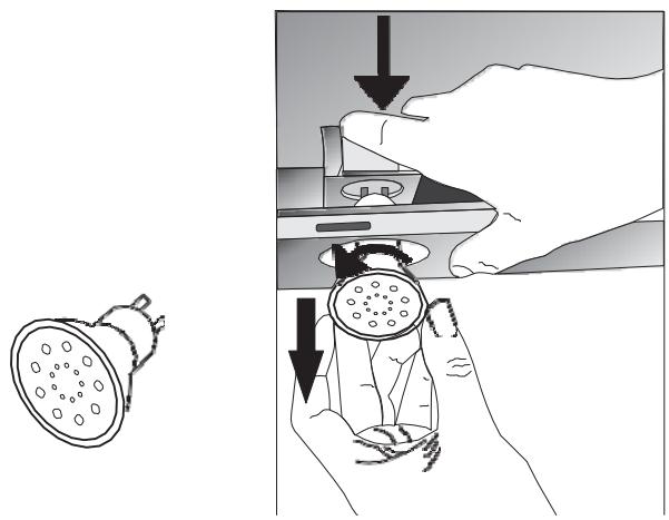 CANDY CBT9240X - Replacement of Halogen Lamp - 1